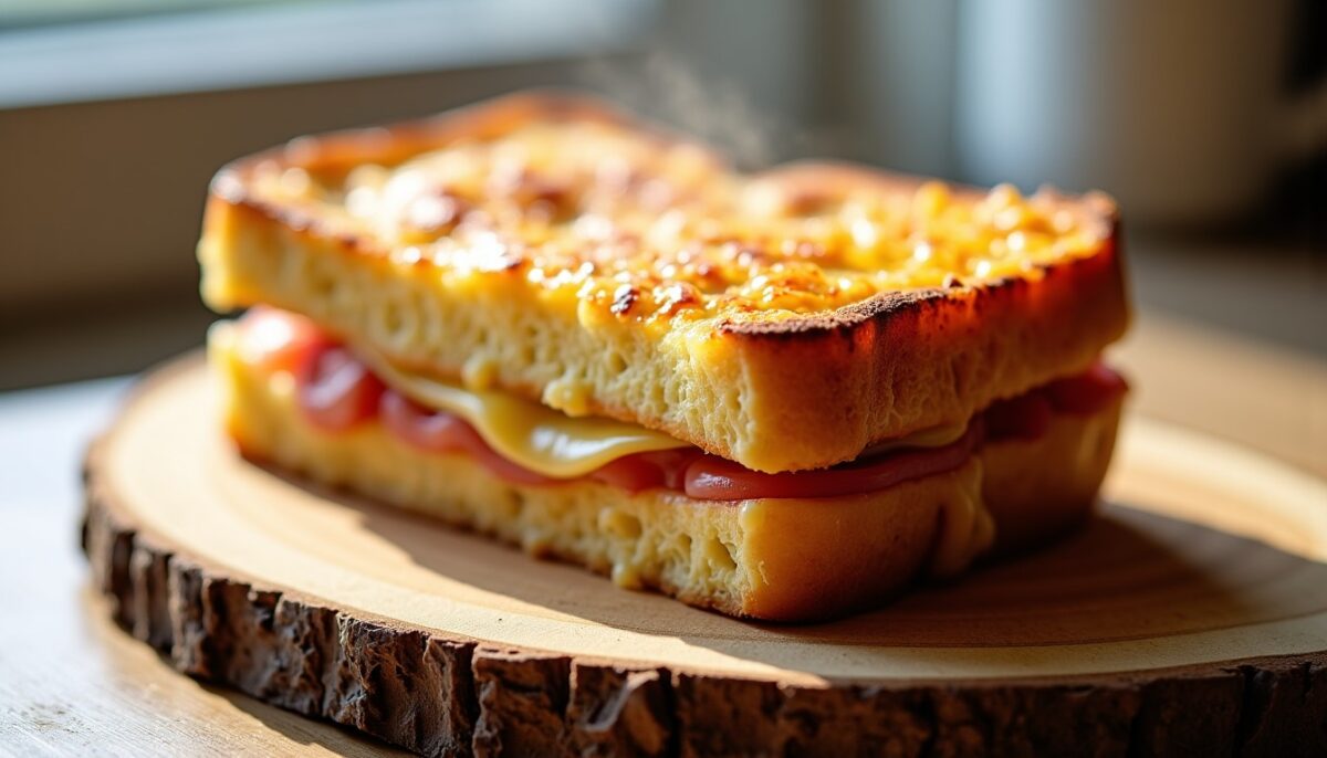 Croque-monsieur moelleux au four : recette simple et délicieusement gratinée