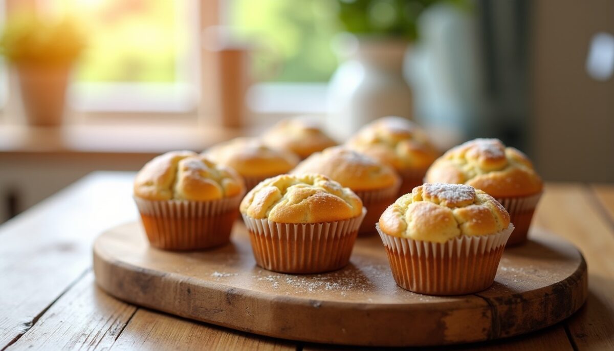 Muffins au fromage blanc : la recette simple pour des douceurs moelleuses