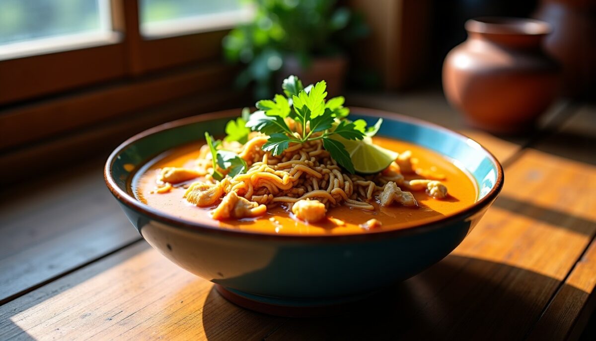 Khan Soi : Découvrez la recette authentique du khao soi au poulet de Chiang Mai