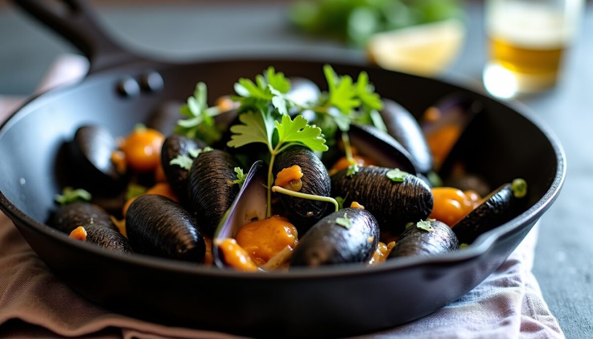 Moules à la plancha : la recette express pour un plat savoureux et simple