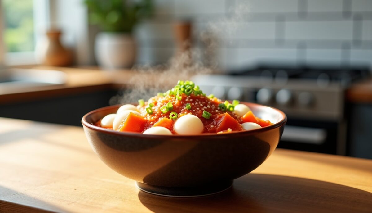 Recette express du Tteokbokki coréen : préparez ce délice épicé en seulement 30 minutes