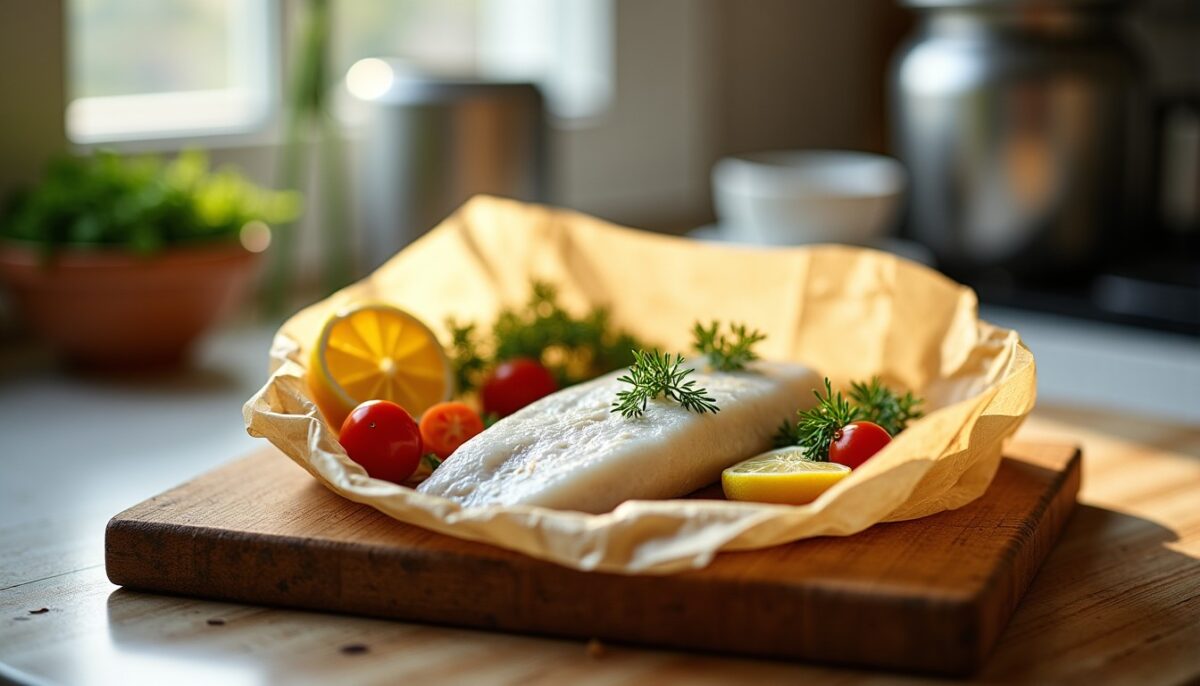 Poisson en papillote au four : recette simple pour un plat tendre et savoureux